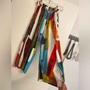 Jams World Wide Leg Capri Pants